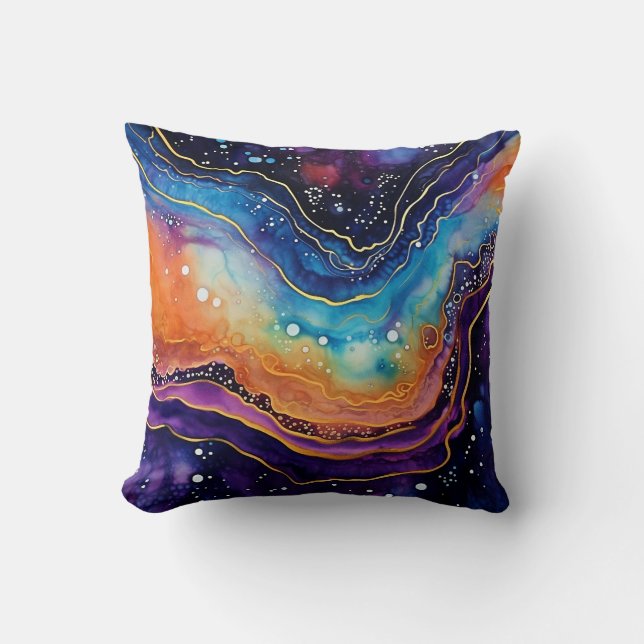 Almofada Travesseiro decorativo Agate Art (Frente)