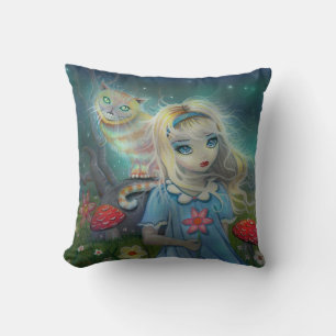 Almofada Travesseiro Decorativo Alice no País das Maravilha