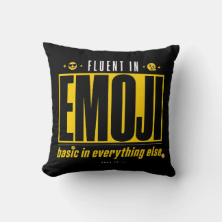 Almofada Travesseiro Decorativo Amante de Emoji Engraçado