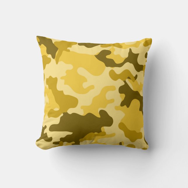 Almofada Travesseiro decorativo amarelo (Frente)