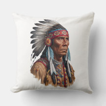 TRAVESSEIRO DECORATIVO - AMERICANOS NATIVOS