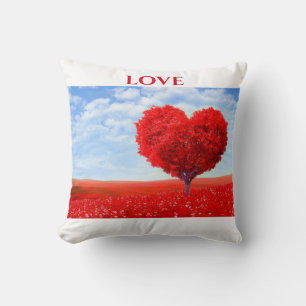 Almofada travesseiro decorativo 'AMOR'. "16 x 16"