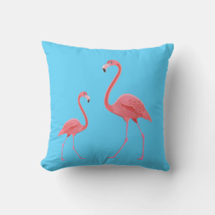 Almofada Travesseiro decorativo ao ar livre - Flamingo