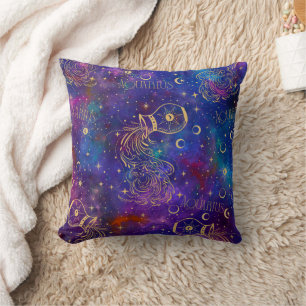Almofada Travesseiro decorativo Aquarius Galaxy