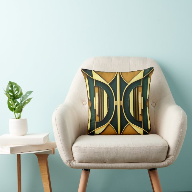 Almofada Travesseiro Decorativo Art Déco (Cadeira)