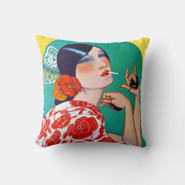 Almofada Travesseiro decorativo Art Deco (Frente)