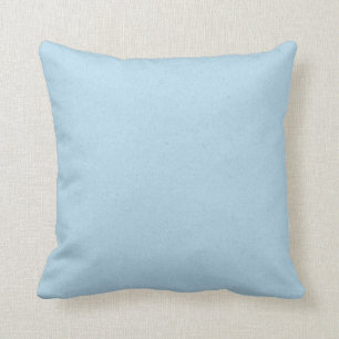 Almofada Travesseiro decorativo azul-claro sólido