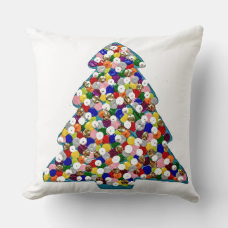 Almofada Travesseiro decorativo azul de Natal 20 x 20