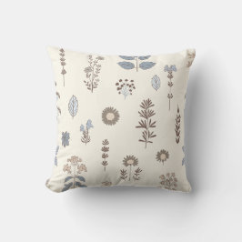 Almofada Travesseiro decorativo azul-escuro táctil da natur