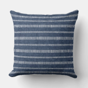 Almofada Travesseiro decorativo Azul Indigo