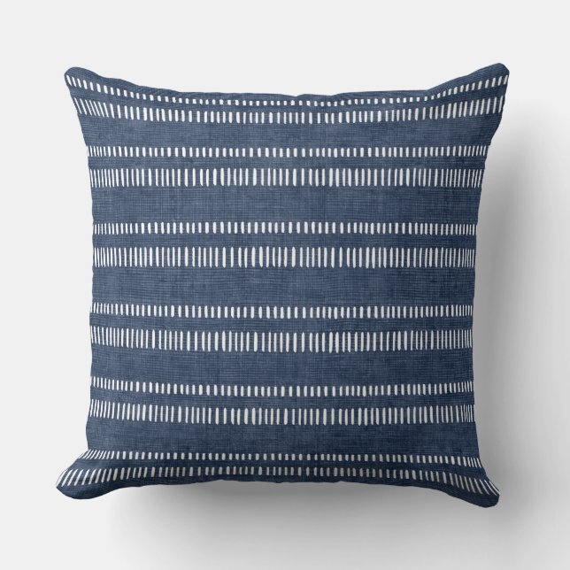 Almofada Travesseiro decorativo Azul Indigo (Frente)