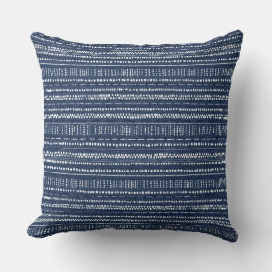 Almofada Travesseiro decorativo Azul Indigo