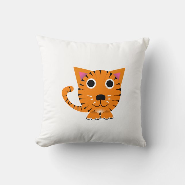 Almofada Travesseiro decorativo Baby Tiger (Frente)
