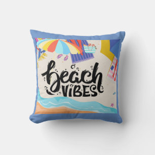 Almofada Travesseiro decorativo Beach Vibes de Sommer Hamil