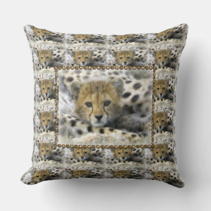 Almofada Travesseiro decorativo/Bebê Cheetah