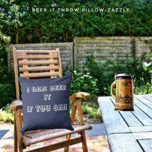 Almofada Travesseiro decorativo Beer It