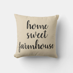 Almofada Travesseiro decorativo Beige para fazendeiros doce