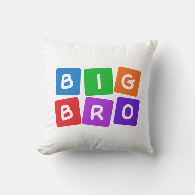 Almofada Travesseiro decorativo Big Bro (Frente)