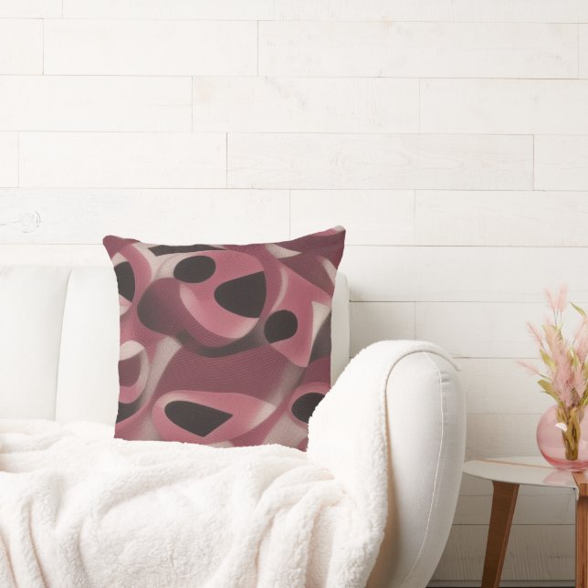 Almofada Travesseiro decorativo Black Burgundy (Sofá)