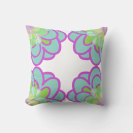 Almofada Travesseiro decorativo Blooming Succulting