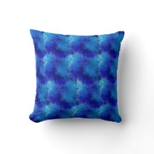Travesseiro Decorativo Blue art