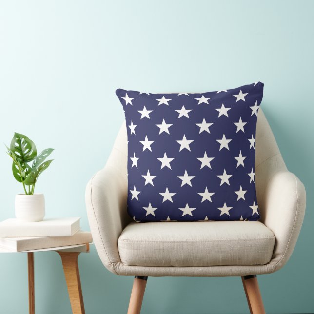 Almofada Travesseiro decorativo Blue Star 20x20 (Cadeira)