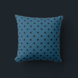Almofada Travesseiro decorativo Bolinhas preto azul<br><div class="desc">Estilo, Individualizar e Personalizar quase tudo que se mente. Personalize seu mundo inteiro com uma ampla variedade de produtos exclusivos do Zazzle para escolher. Encontre ou Crie aqueles presentes que você não consegue encontrar em nenhum outro lugar. Especialização em Roupa exclusivo personalizável e em decoração doméstica exclusiva e muito mais....</div>