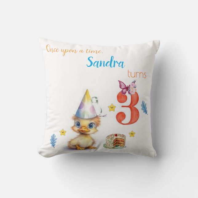 Almofada Travesseiro Decorativo Bolo de Frango Fofo (Frente)