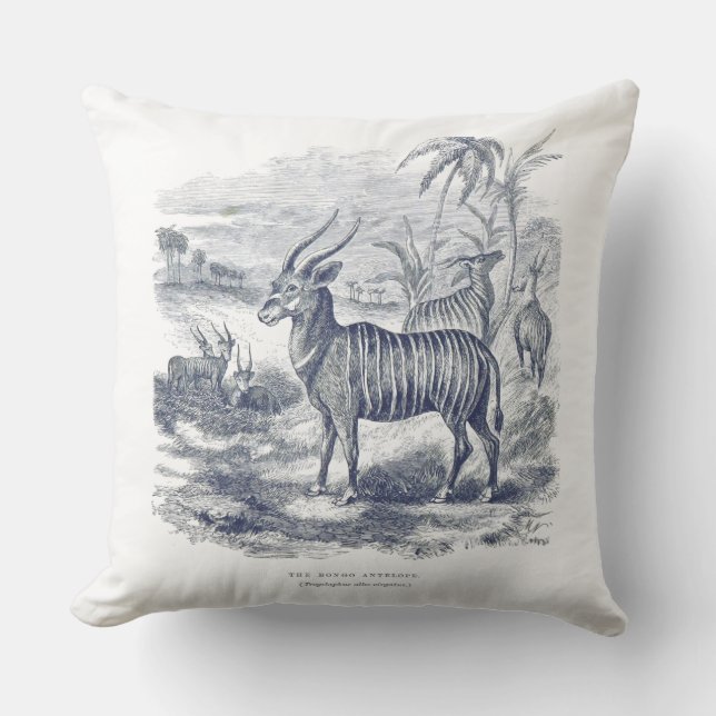Almofada Travesseiro decorativo Bongo Antelope (Frente)