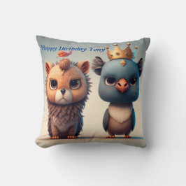 Almofada Travesseiro decorativo bonito de dois amigos anima