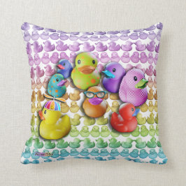 ALMOFADA TRAVESSEIRO DECORATIVO - BORRACHA DUCKIES - PATO