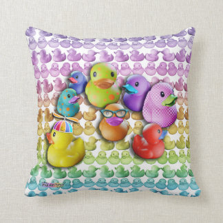ALMOFADA TRAVESSEIRO DECORATIVO - BORRACHA DUCKIES - PATO