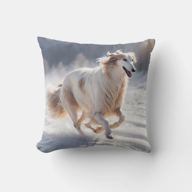 Almofada Travesseiro decorativo Borzoi Elegant Breed (Frente)