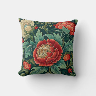 Almofada Travesseiro decorativo Botânico - Peony