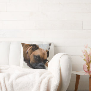 Almofada Travesseiro decorativo Boxer Dog