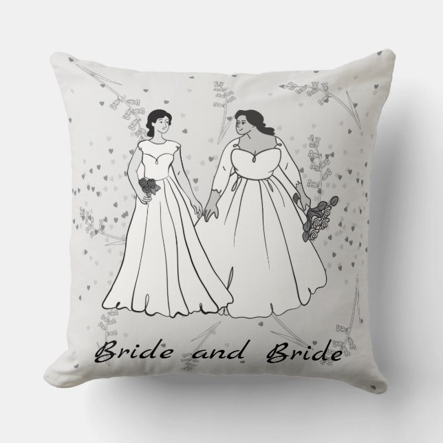 Almofada Travesseiro decorativo BRIDE E BRIDE (Frente)