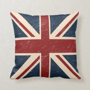 Almofada Travesseiro decorativo britânico afligido da