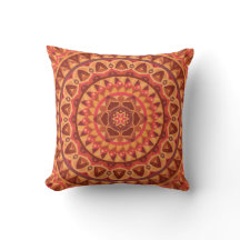 Travesseiro decorativo Brown Base Mandala