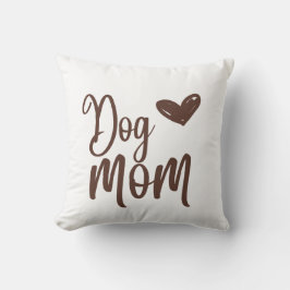 Almofada Travesseiro decorativo Brown Dog Mãe 16x16