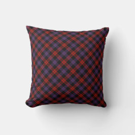 Almofada Travesseiro decorativo Brown Scottish Clan Tartan