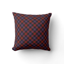 Travesseiro decorativo Brown Scottish Clan Tartan