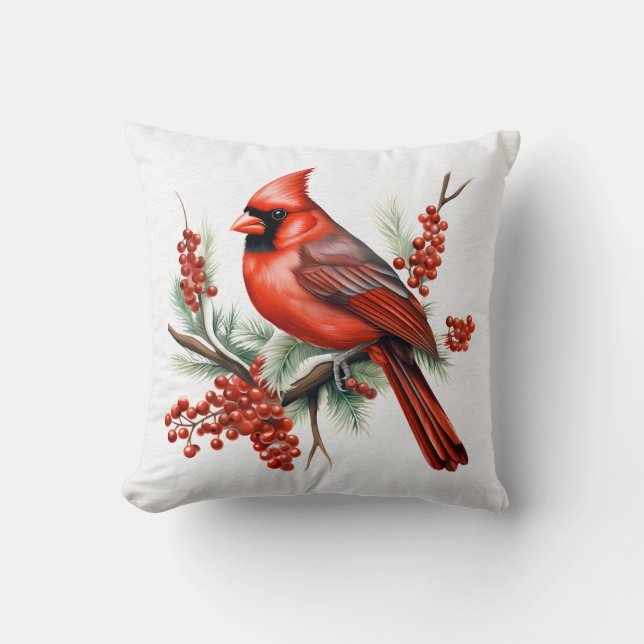 Almofada Travesseiro decorativo cardinal (Frente)