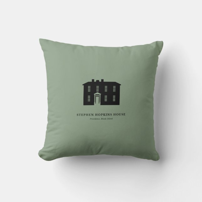 Almofada Travesseiro Decorativo — Casa Stephen Hopkins (Frente)