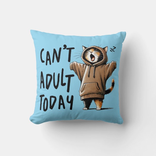 Almofada Travesseiro decorativo Cat Cozy (Frente)