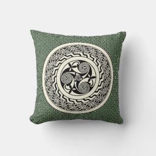 Almofada Travesseiro decorativo celta irlandês do