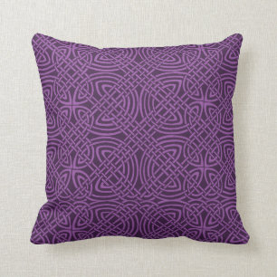 Almofada Travesseiro decorativo celta roxo bonito do design