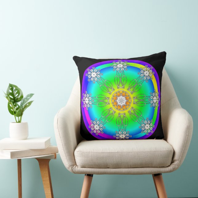 Almofada Travesseiro decorativo Celtic Mandala (Cadeira)