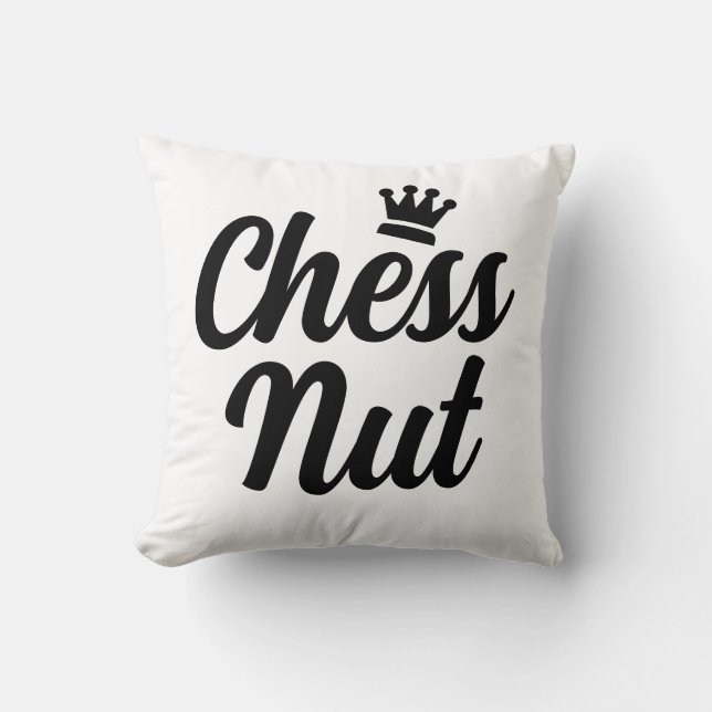 Almofada Travesseiro decorativo Chess Nut (Frente)