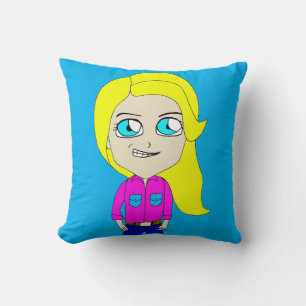 Almofada travesseiro decorativo chibi