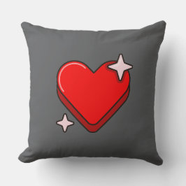 Almofada Travesseiro decorativo cinza 20" x 20"